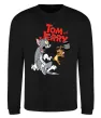 Свитшот Том та Джеррі з молотом Черный фото