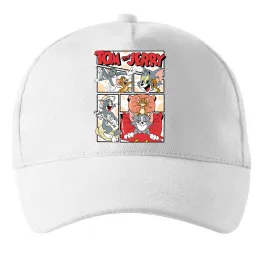 Кепка Том та Джеррі комікс Белый фото