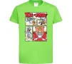Детская футболка Том та Джеррі комікс Лаймовый фото
