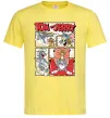 Мужская футболка Том та Джеррі комікс Лимонный фото
