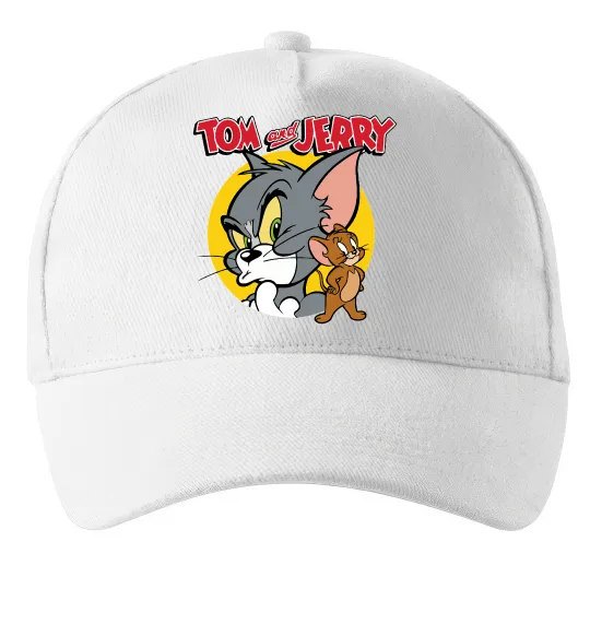 Кепка Том та Джеррі Белый фото