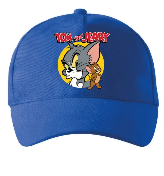 Кепка Том та Джеррі Ярко-синий фото