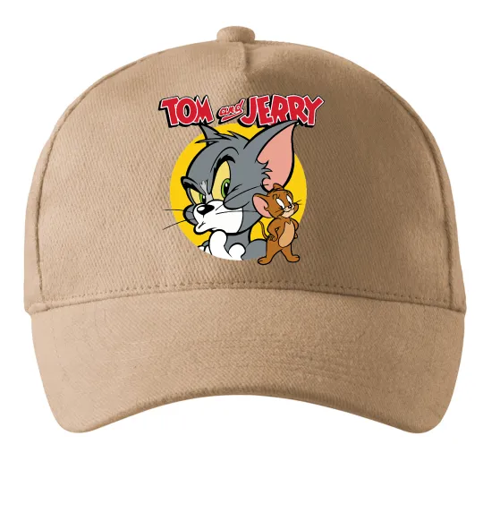 Кепка Том та Джеррі Песочный фото