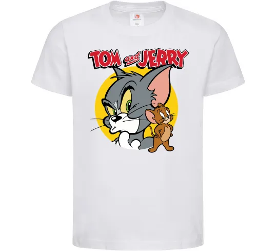Детская футболка Том та Джеррі Белый фото