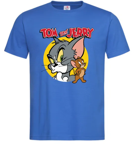 Мужская футболка Том та Джеррі Ярко-синий фото