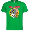 Мужская футболка Том та Джеррі Зеленый фото