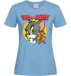Женская футболка Том та Джеррі Голубой фото