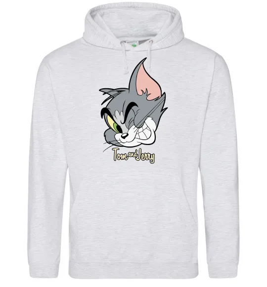 Женская толстовка (худи) Tom cat Серый меланж фото