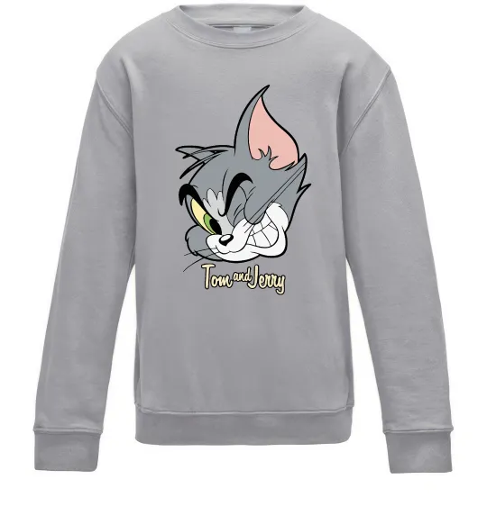 Детский Свитшот Tom cat Серый меланж фото