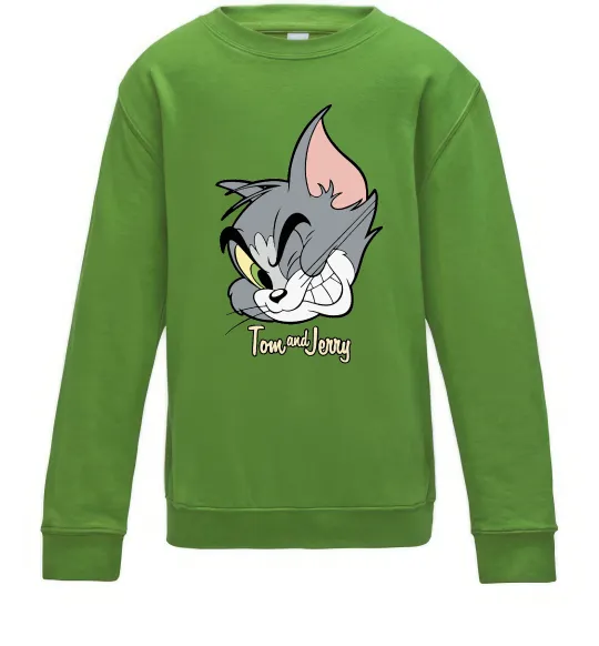 Детский Свитшот Tom cat Лаймовый фото