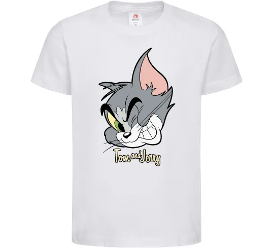Детская футболка Tom cat Белый фото
