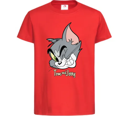 Детская футболка Tom cat Красный фото