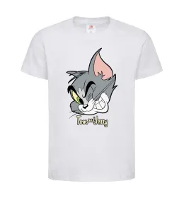 Детская футболка Tom cat Белый фото