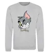 Свитшот Tom cat Серый меланж фото