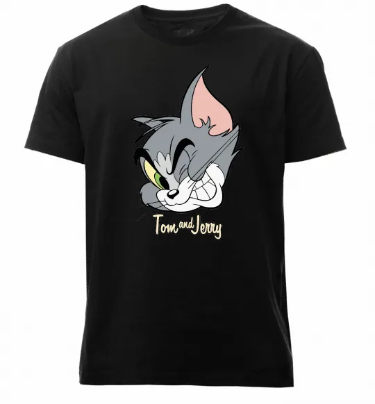 Мужская премиум футболка Tom cat Черный фото