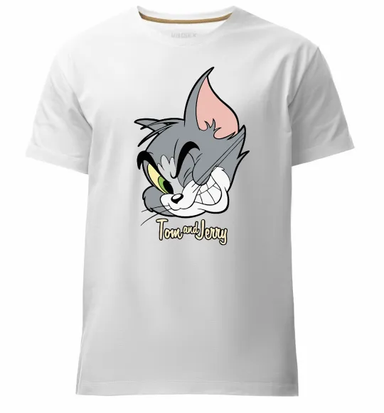 Мужская премиум футболка Tom cat Белый фото