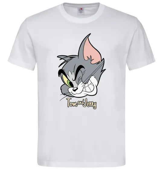 Мужская футболка Tom cat Белый фото