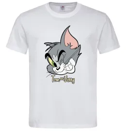 Мужская футболка Tom cat Белый фото