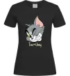Женская футболка Tom cat Черный фото