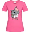 Женская футболка Tom cat Ярко-розовый фото