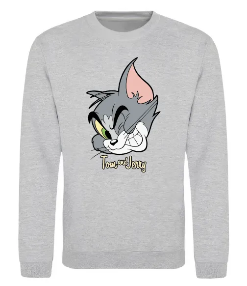 Свитшот Tom cat Серый меланж фото
