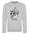 Свитшот Tom cat Серый меланж фото