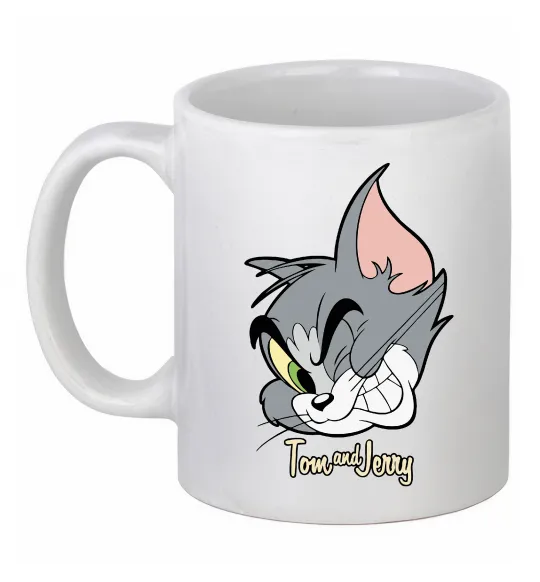 Чашка керамическая Tom cat Белый фото