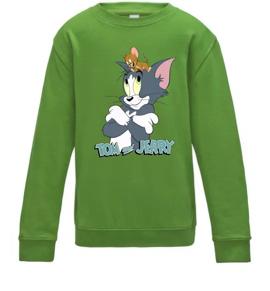 Детский Свитшот Джеррі на голові в Тома Лаймовый фото