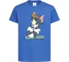 Детская футболка Джеррі на голові в Тома Ярко-синий фото