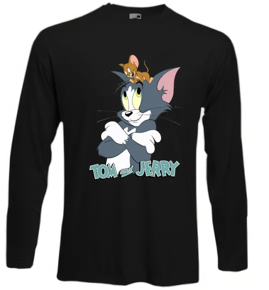 Лонгслив Джеррі на голові в Тома Черный фото