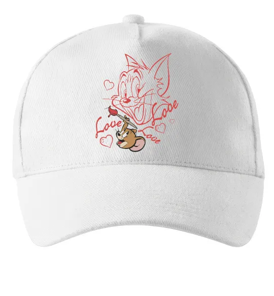 Кепка Джеррі малює Тома Белый фото