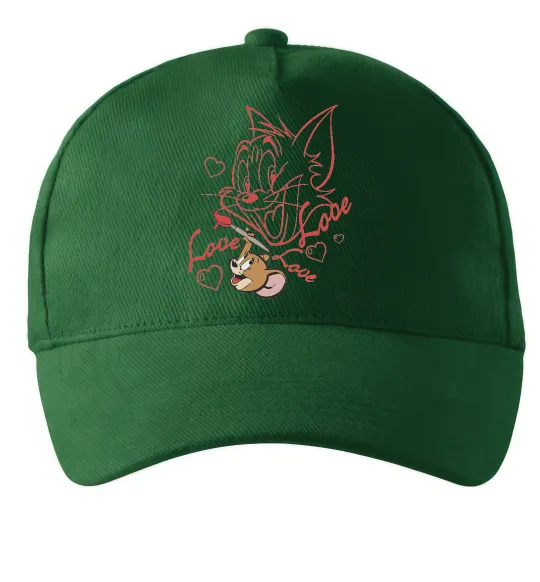 Кепка Джеррі малює Тома Темно-зеленый фото