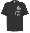 Футболка Оверсайз Tom Where is my food Черный фото