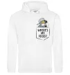Мужская толстовка (худи) Tom Where is my food Белый фото