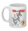 Чашка керамическая Tom and Jerry Белый фото