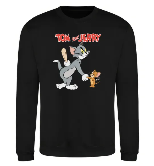 Свитшот Tom and Jerry Черный фото