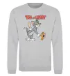 Свитшот Tom and Jerry Серый меланж фото