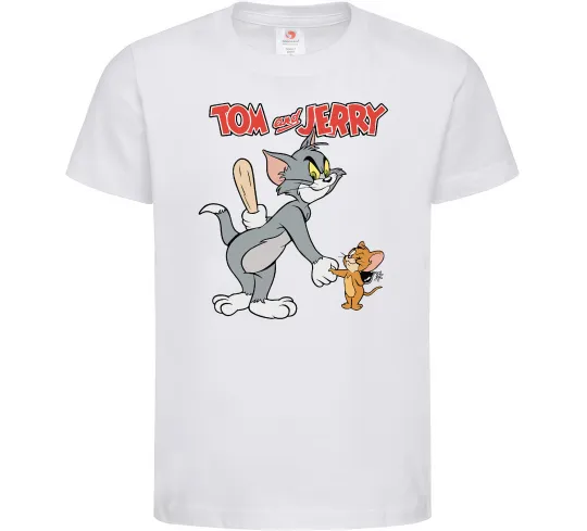 Детская футболка Tom and Jerry Белый фото