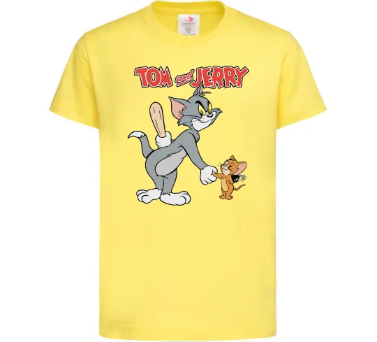 Детская футболка Tom and Jerry Лимонный фото