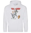 Мужская толстовка (худи) Tom and Jerry Серый меланж фото
