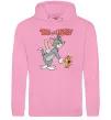 Женская толстовка (худи) Tom and Jerry Розовый фото