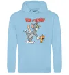 Женская толстовка (худи) Tom and Jerry Голубой фото