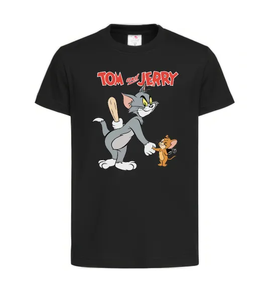 Детская футболка Tom and Jerry Черный фото