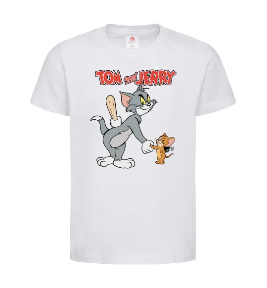 Детская футболка Tom and Jerry Белый фото