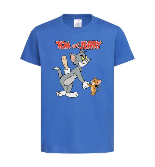 Детская футболка Tom and Jerry Ярко-синий фото