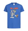 Детская футболка Tom and Jerry Ярко-синий Детская футболка Tom and Jerry Ярко-синий фото