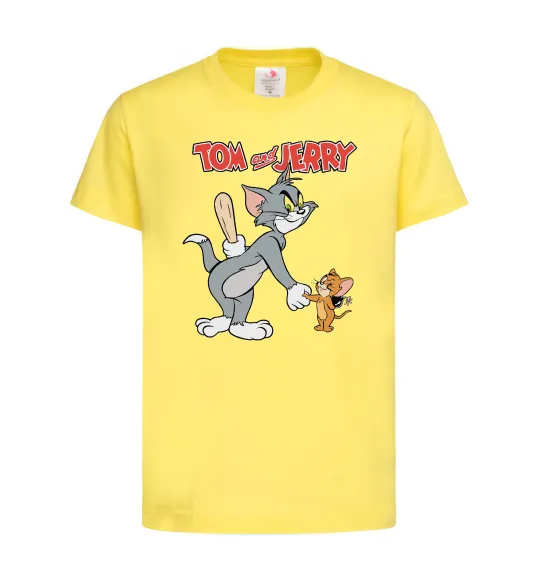 Детская футболка Tom and Jerry Лимонный фото