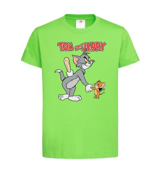 Детская футболка Tom and Jerry Лаймовый фото