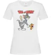 Женская футболка Tom and Jerry Белый фото