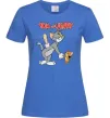Женская футболка Tom and Jerry Ярко-синий фото